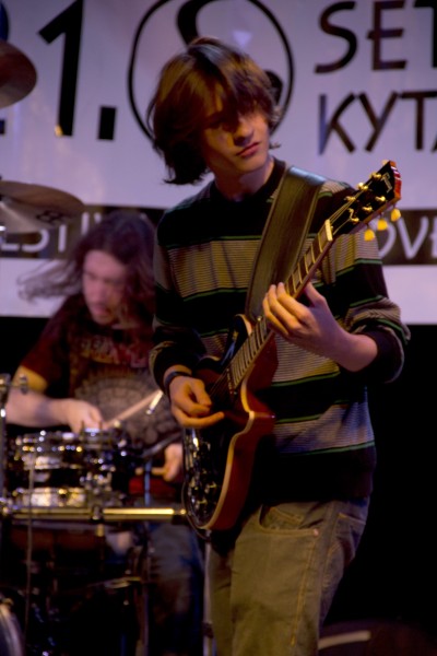 Michal Pavlíček Trio (čtvrtým a nejmladším hráčem je Aleš Matoga, který si zahrál Veliké Lalulá se samotným Mistrem)
